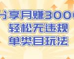 淘宝无货源店群无违规单类目玩法，轻松月赚300（视频教程）售价1380元-第一资源库