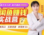 闲鱼赚钱实战营,一部手机,无需货源,玩闲鱼轻松月入2万+-第一资源库