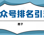 胜子老师微信公众号排名引流，微信10亿月活用户引流方法-第一资源库