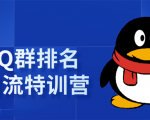 《QQ群排名引流特训营》一个群被动收益1000,是如何做到的(5节视频课)-第一资源库