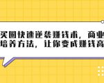 巧买圈快速逆袭赚钱术,商业思维培养方法,让你变成赚钱高手-第一资源库