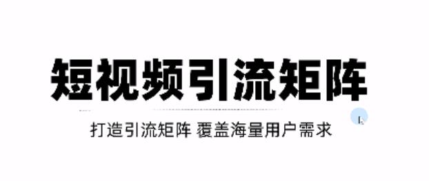 短视频引流矩阵打造,SEO+二剪裂变,效果超级好!【视频教程】-第一资源库