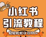 小红书运营引流全系列课程,每天引流100精准粉-第一资源库