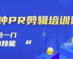 抖音视频一分钟PR剪辑培训:学会一门赚钱的技能,每节课短小精悍-第一资源库