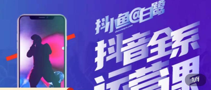 白鹭·主播内训营,运营主播话术起号进阶能力提升-第一资源库