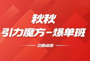 漫画引力魔方2.0-爆单进阶班,玩爆推荐流量:双场景低价引流,双渠道撬动免费,达摩盘高效助力-第一资源库