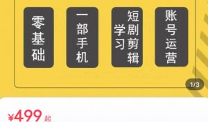 短剧另类新赛道剪辑解说课萱萱实操班（29节）-第一资源库