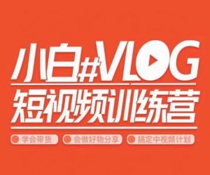 小呆说视–小白VLOG短视频训练营,学会带货、好物、直播、中视频-第一资源库