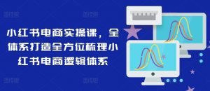 小红书电商实操课,全体系打造全方位梳理小红书电商逻辑体系-第一资源库