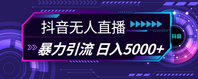 抖音快手视频号全平台通用无人直播引流法,利用图片模板和语音话术,暴力日引流100+创业粉【揭秘】-第一资源库