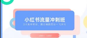 小红书流量冲刺班2025,最懂小红书的女人,快速教你2025年入局小红书-第一资源库