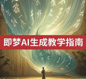 2025即梦ai生成视频教程,一学就会国内免费文字生成视频图片生成视频-第一资源库