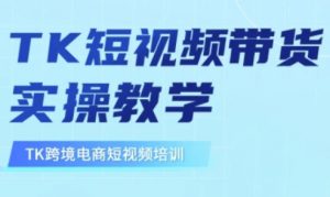 东南亚TikTok短视频带货,TK短视频带货实操教学-第一资源库