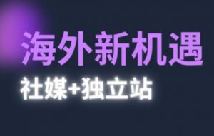 2025出海新机遇(社媒+独立站),海外新机遇,实现独立站的高效运营与出海-第一资源库