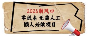 2025新风口,懒人必做项目,浏览器全自动掘金【揭秘】-第一资源库