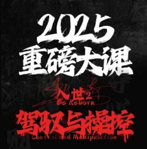 2025重磅大课,入世2,驾驭与控制-第一资源库
