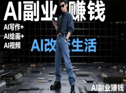 AI改变生活(Ai写作+AI绘画+Ai视频),AI副业挣钱-第一资源库