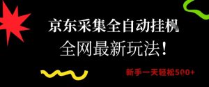 京东采集全自动挂G项目,全网最新玩法新手一天轻松5张【揭秘】-第一资源库