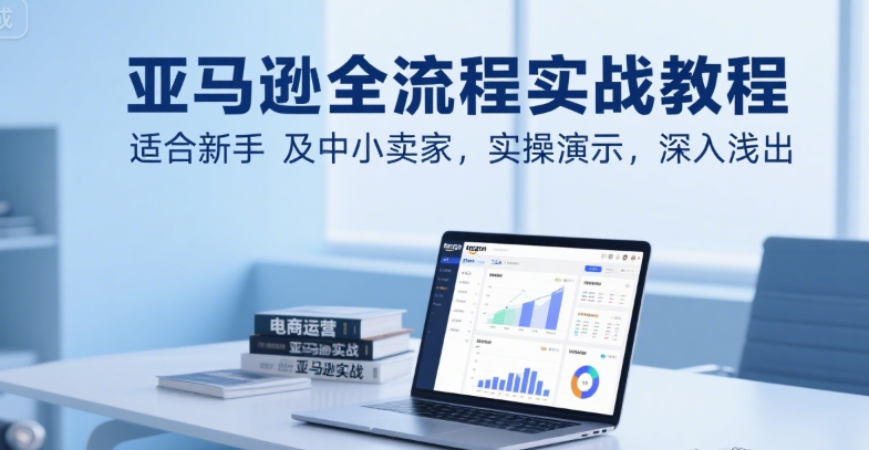 亚马逊全流程实战教程,适合新手及中小卖家,实操演示,深入浅出-第一资源库