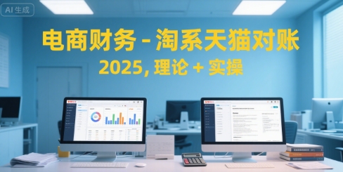 电商财务-淘系天猫对账2025,理论+实操-第一资源库
