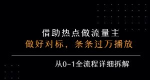 公众号流量主之景点吐槽,引发共鸣,条条过万播放,单篇收益50-3张,从0-1全流程详细拆解-第一资源库