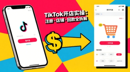 TikTok从开店到投流的进阶课,从基础实操到高阶技巧一网打尽-第一资源库