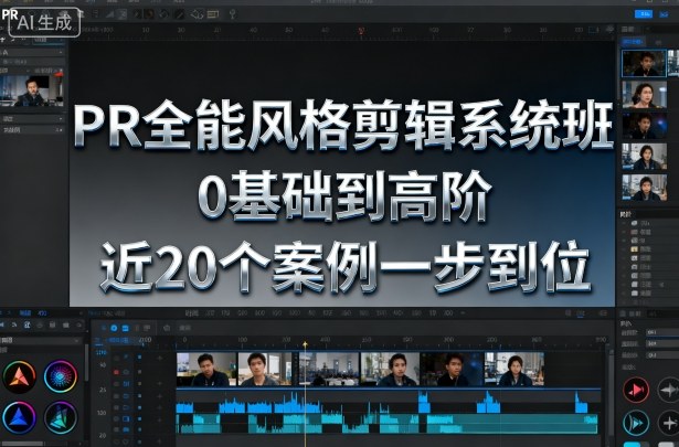 PR全能风格剪辑系统班,0基础到高阶,近20个案例一步到位-第一资源库