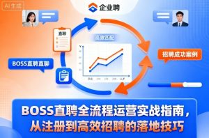 BOSS直聘全流程运营实战指南,从注册到高效招聘的落地技巧-第一资源库