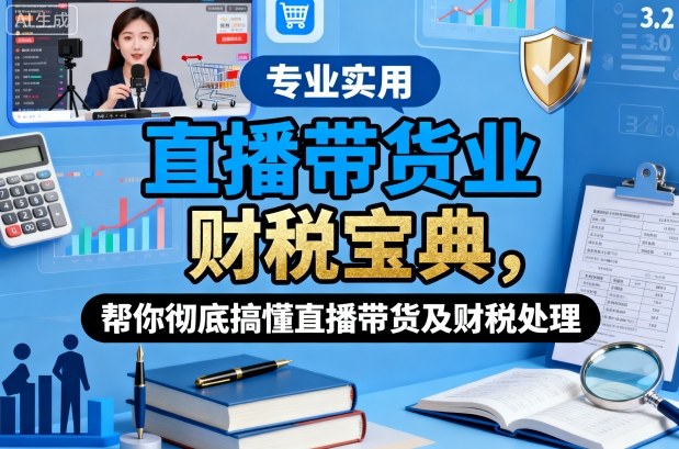 直播带货业财税宝典,帮你彻底搞懂直播带货及财税处理-第一资源库