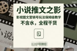小说推文之影视图文营销号玩法保姆级教学，不含水，全程干货-第一资源库