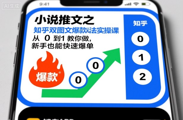 小说推文之知乎双图文爆款玩法实操课,从0到1教你做,新手也能快速爆单-第一资源库