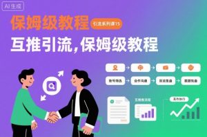 引流系列课15:互推引流,保姆级教程【文档】-第一资源库