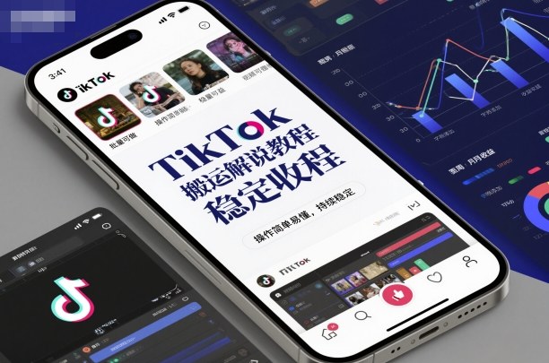 TikTok搬运解说教程，稳定收益，操作简单易懂，批量可做，持续稳定-第一资源库