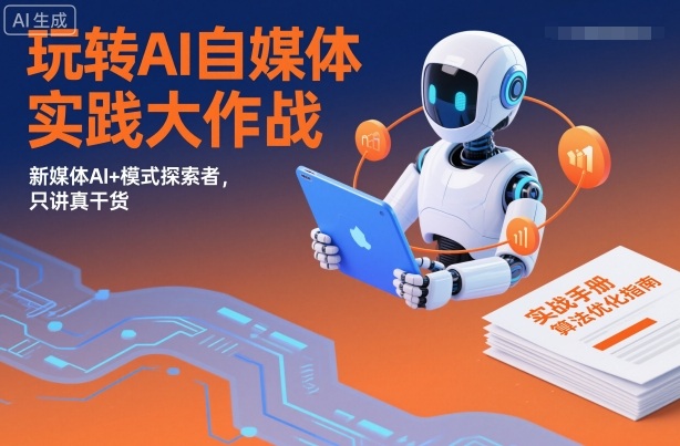 玩转AI自媒体实践大作战,新媒体AI+模式探索者,只讲真干货-第一资源库