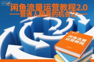 闲鱼流量运营教程2.0——普通人翻身的机会之一-第一资源库