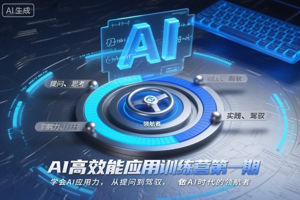 AI高效能应用训练营第一期,学会AI应用力,从提问到驾驭,做AI时代的领航者(更新)-第一资源库